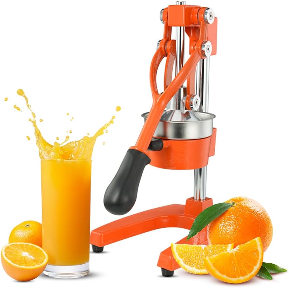 Stainless Steel Hand Press Juicer with 99% Juice Yield