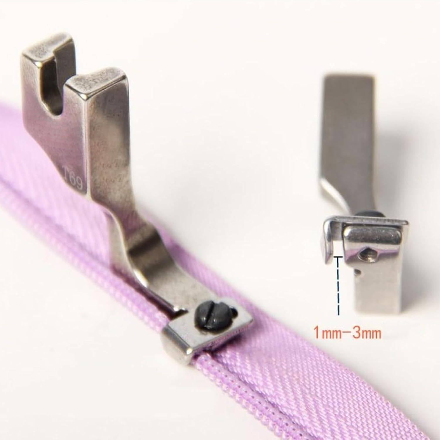 Stealth Seam Zipper Foot for Seamless Finishes