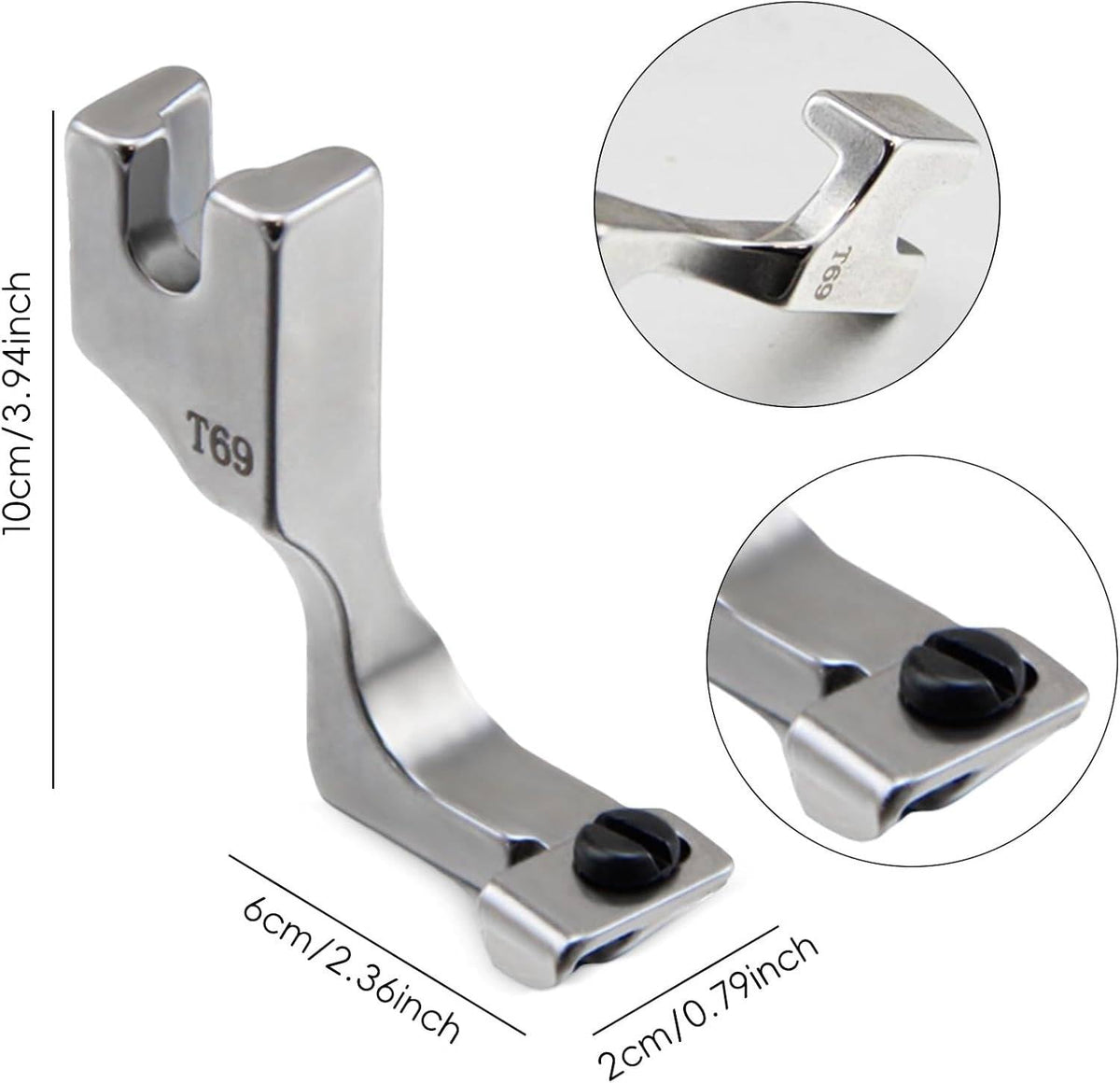 Stealth Seam Zipper Foot for Seamless Finishes