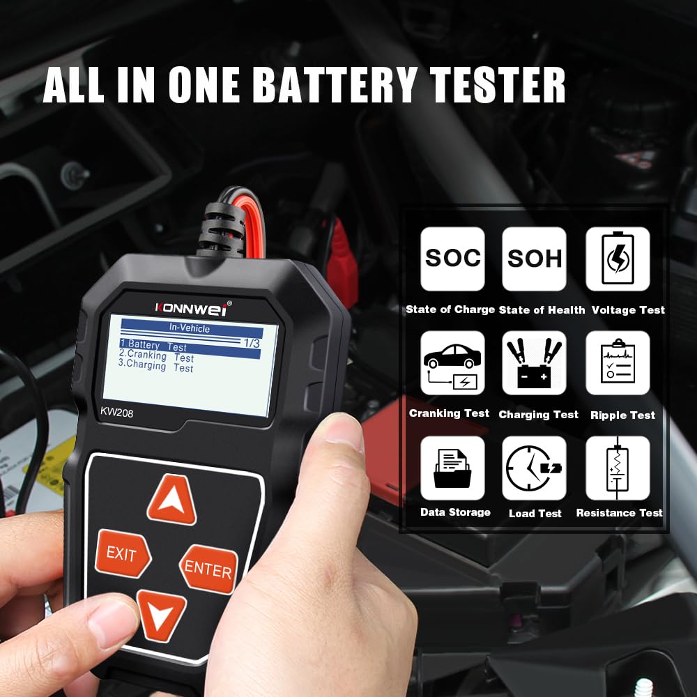 Smart Battery Health Checker for Vehicles
