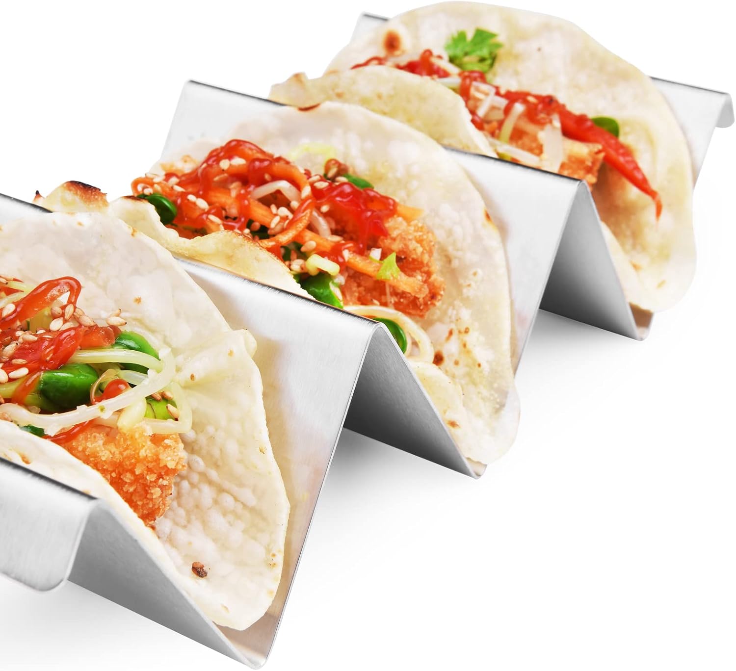 Innovative Taco Stand Set of 4 for Mess-Free Meals