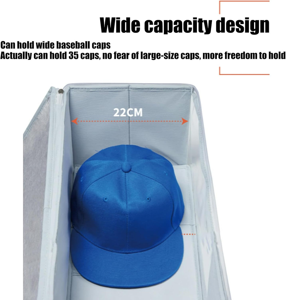 Storage Box for Baseball Caps