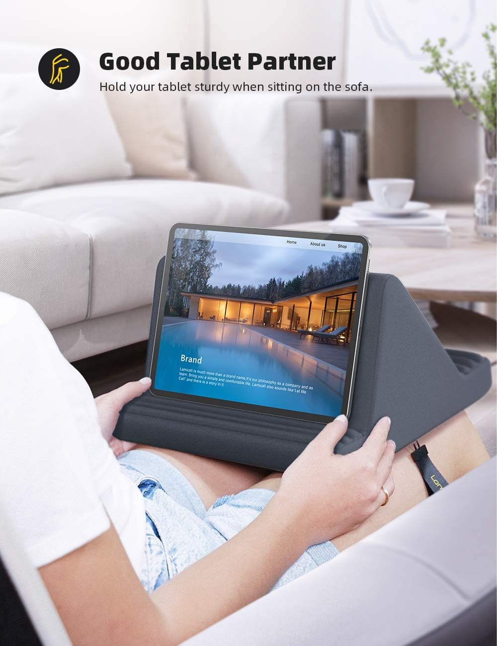 ComfyTech Multi-Angle Tablet Holder for Ultimate Convenience