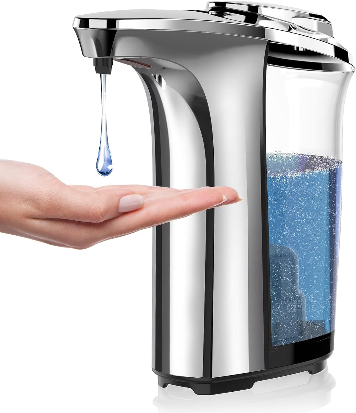 Touch-Free Liquid Soap Dispenser for Kitchen & Bathroom