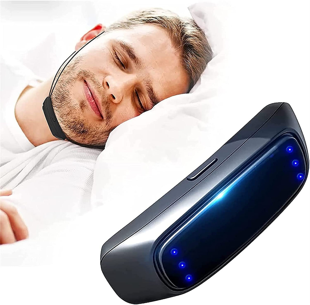 ComfortFit Anti-Snoring Chin Strap with Pulse Technology