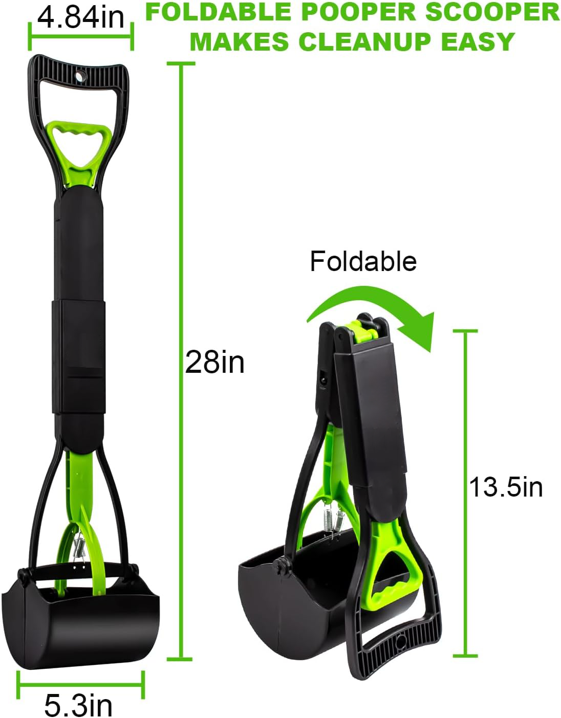 Effortless Pet Waste Picker with Extended Handle