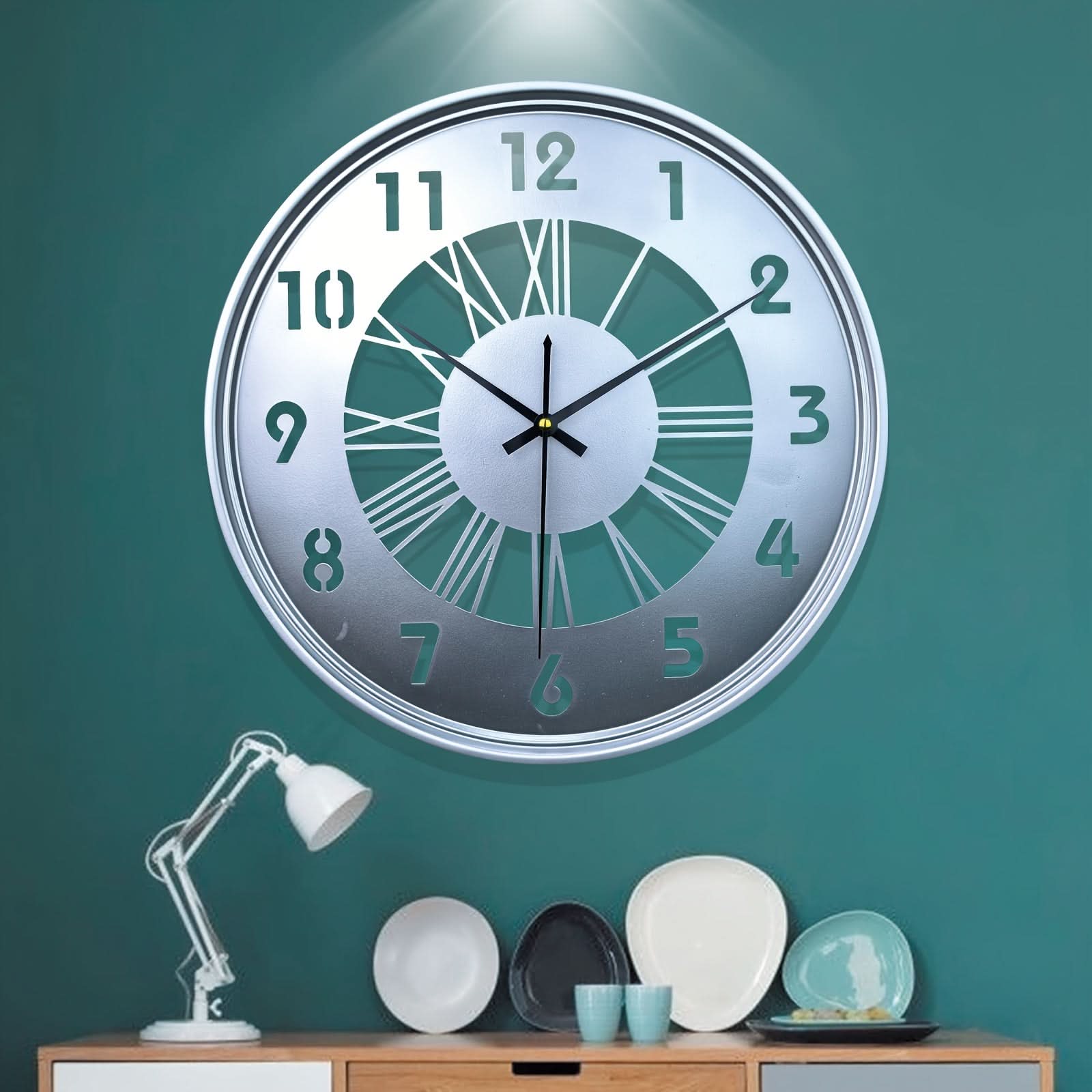Timeless Minimalist Iron Wall Timepiece