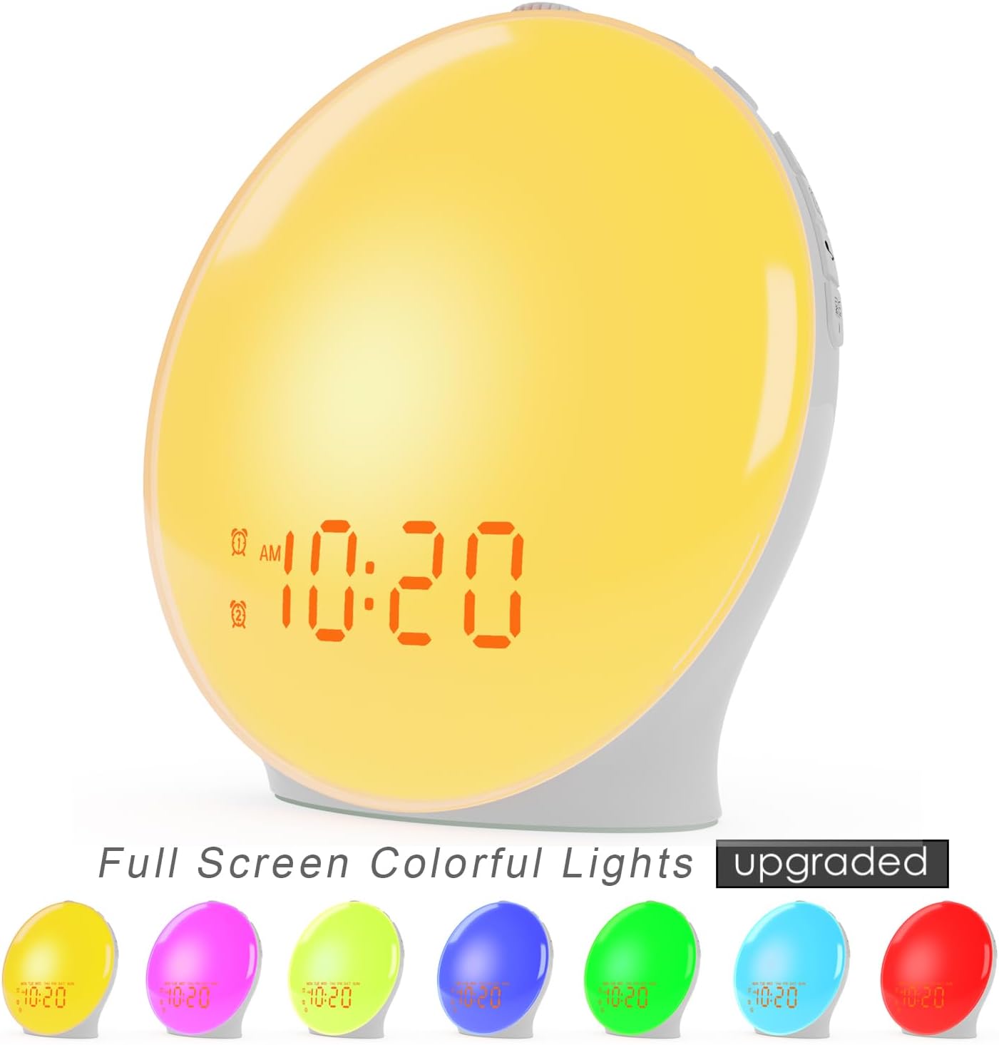 Gentle Wake-Up Light Alarm with Dual Settings