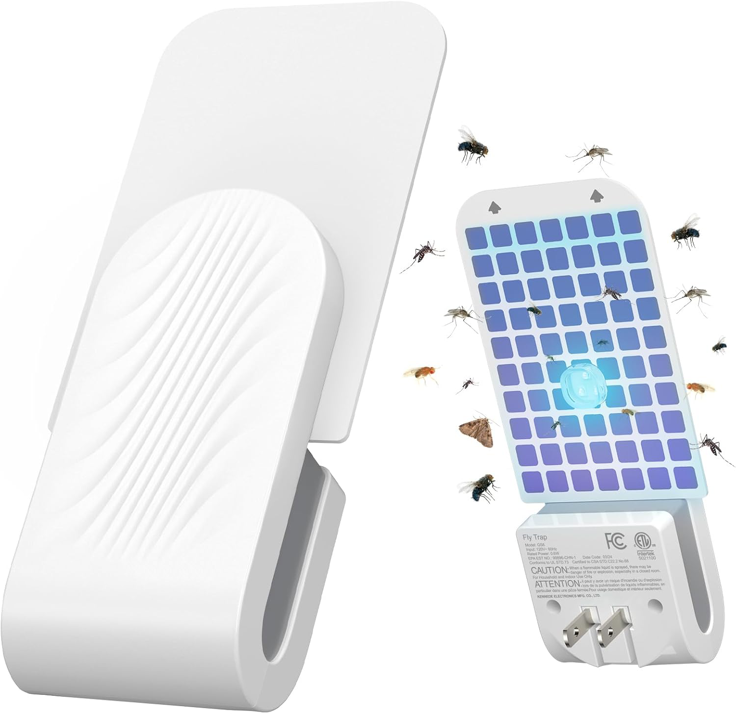 Quiet Insect Catcher for Indoor Spaces