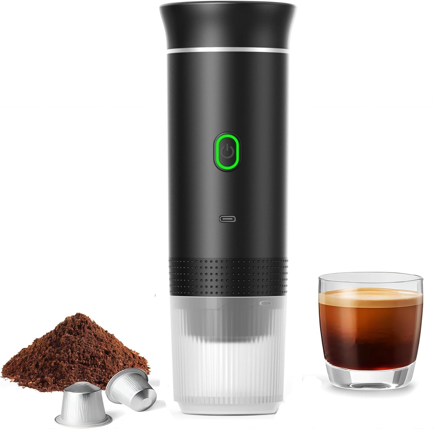 Rechargeable Battery Espresso Maker – 3-in-1 Portable Machine