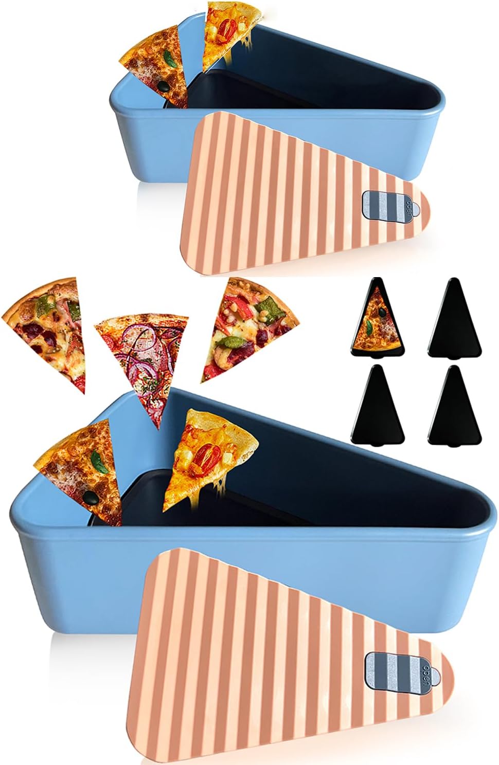 Pizza Storage Box with Two Trays – Buy One, Get One Free