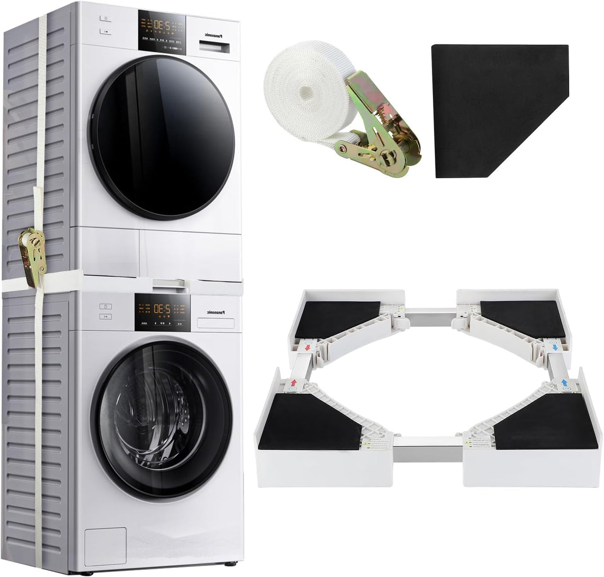 Universal Stacking Kit for Washers and Dryers - Adjustable Design