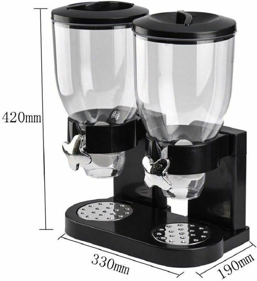 Grain Dispenser with Dual Compartments – Portion Control