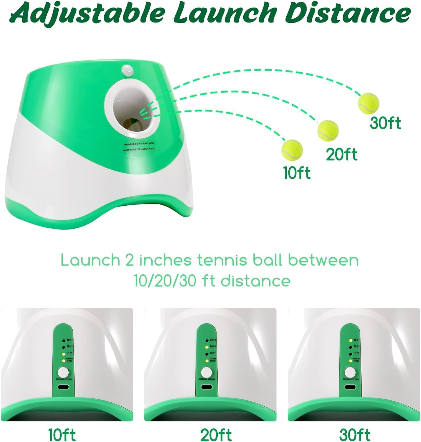 Interactive Fetch Machine with Adjustable Distance Settings