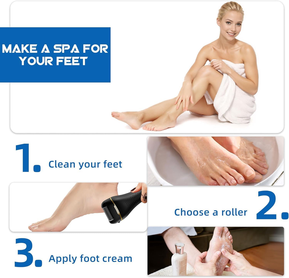 Ultimate Foot Care Electric Exfoliator