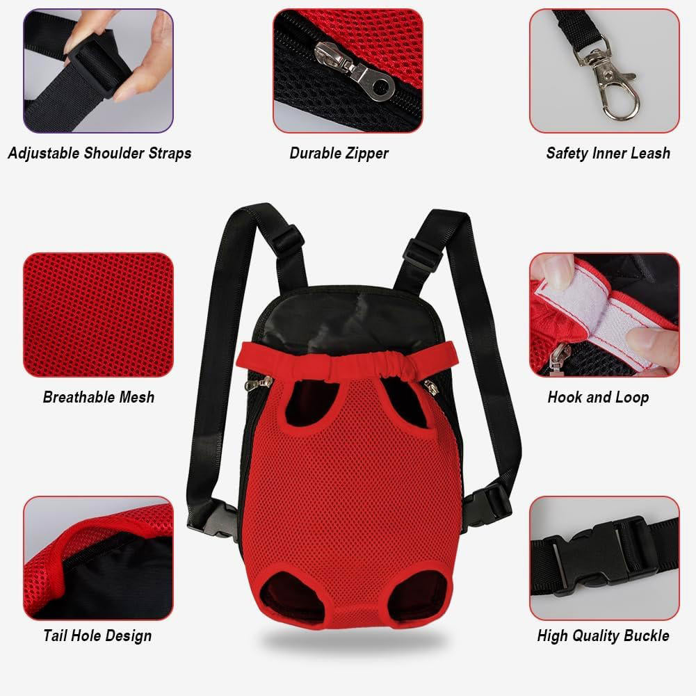 Versatile Pet Transport Pouch for Cats and Small Dogs