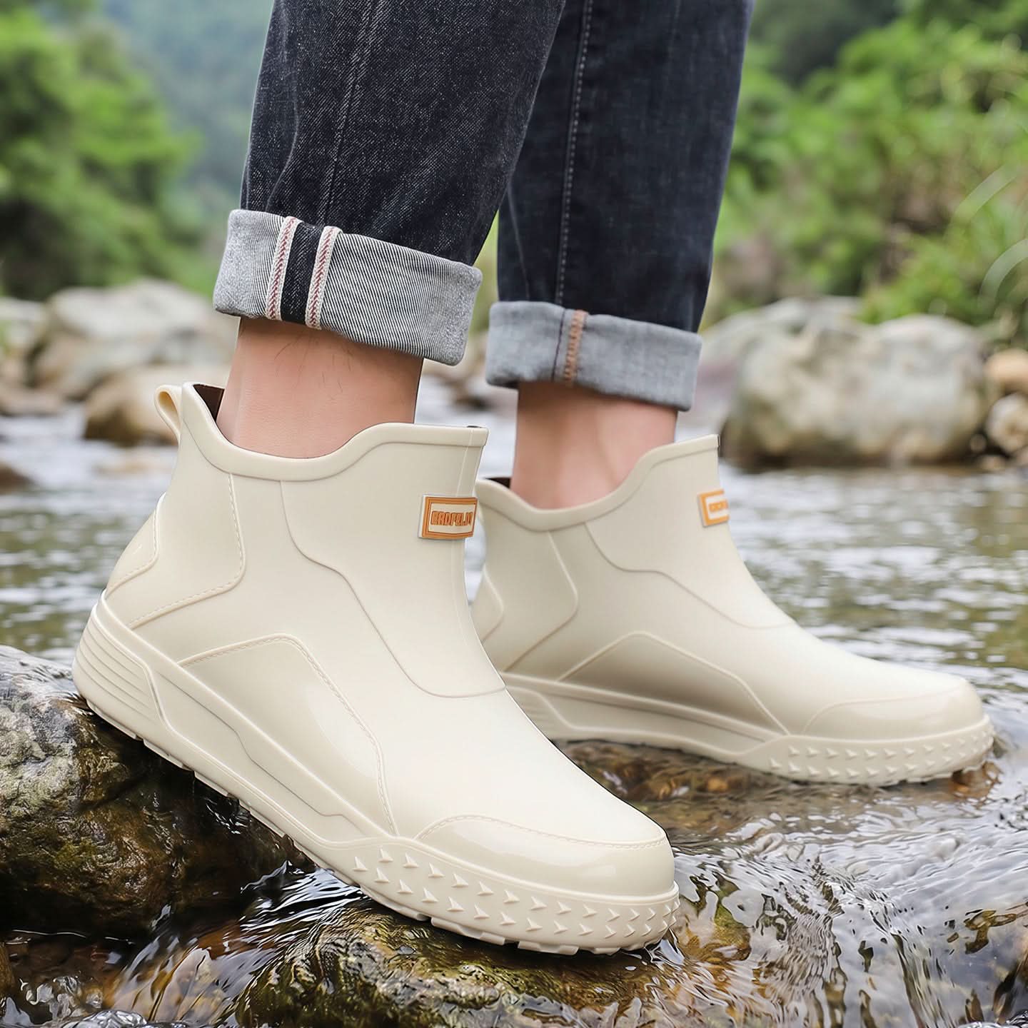AquaStride - Lightweight Waterproof Ankle Boots for Active Lifestyles