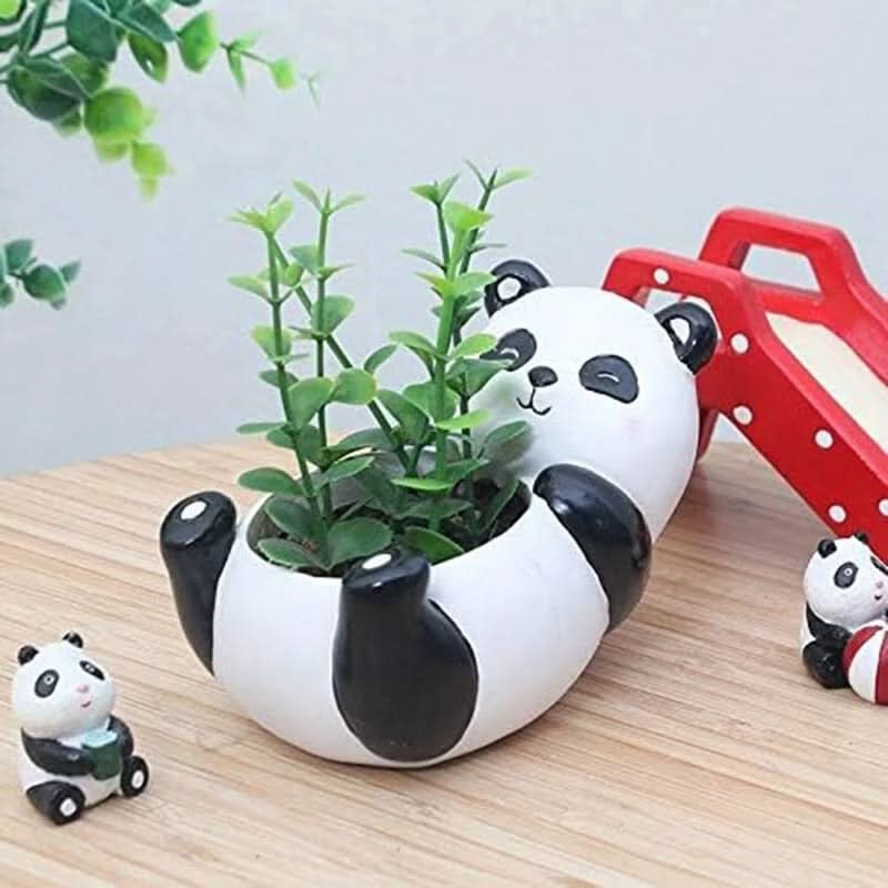 Adorable Panda-Inspired Succulent Planter for Your Home