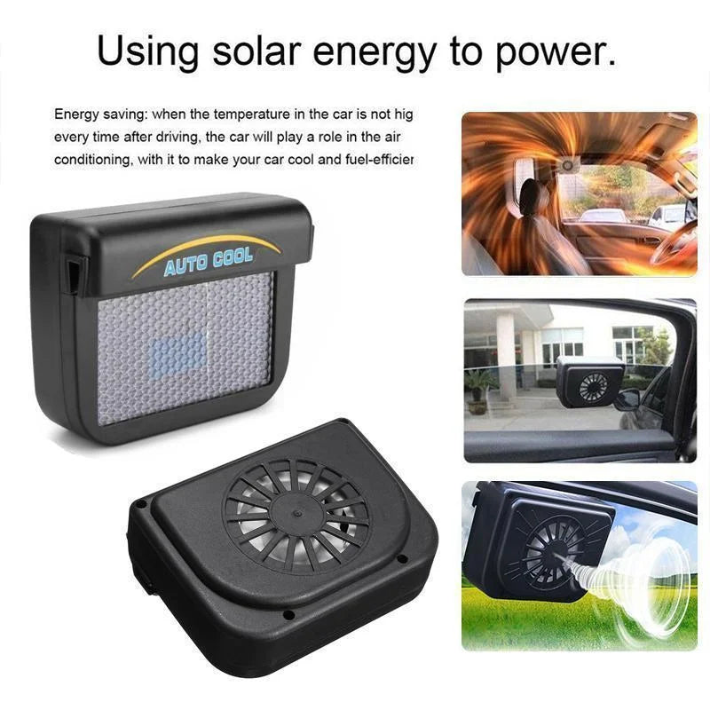 Eco-Friendly Car Ventilation Fan with Solar Power