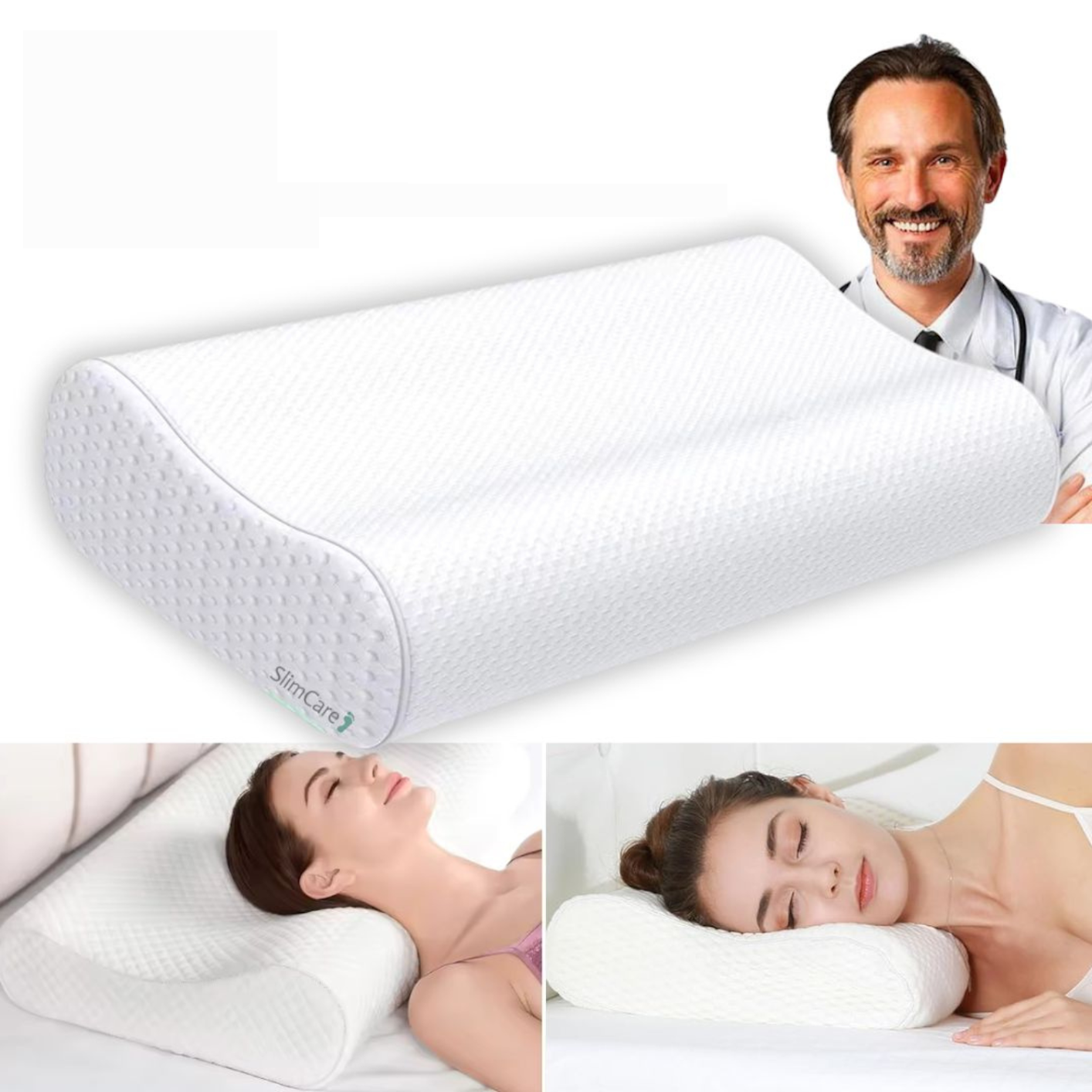 SleepEase Orthopedic Support Pillow