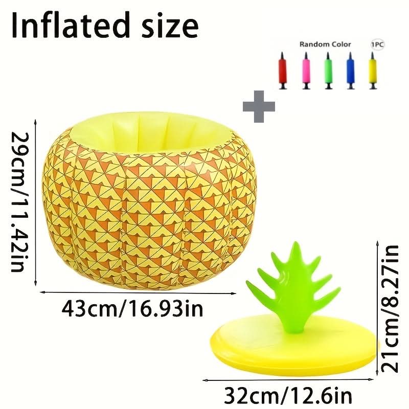 Pineapple Oasis – Inflatable Ice Bucket for Summer Fun