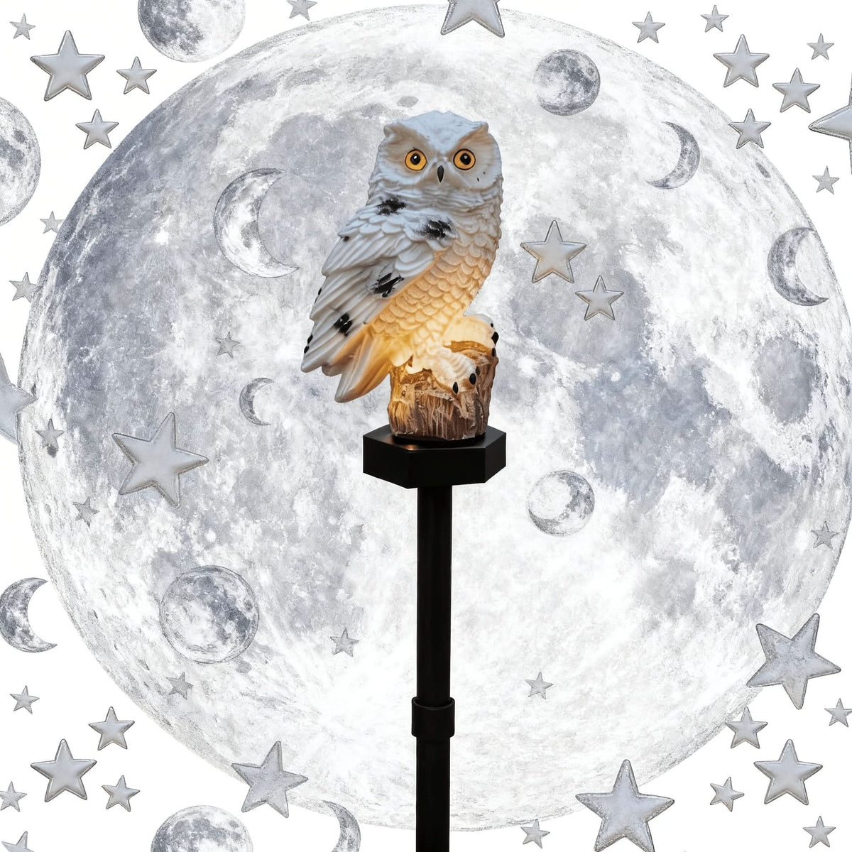 LunaGuard – Solar Owl Decorative Light for Your Garden