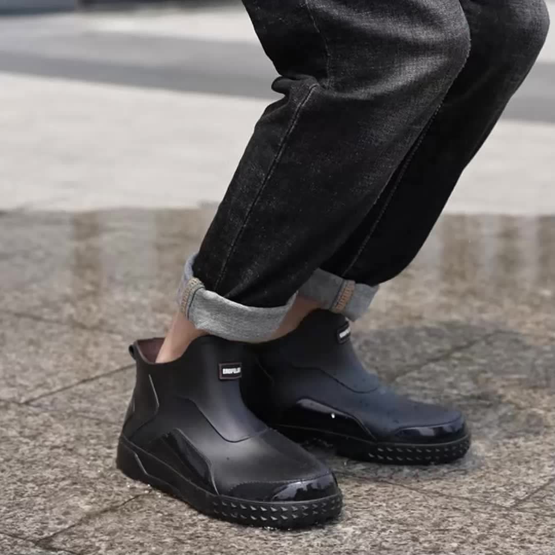 AquaStride - Lightweight Waterproof Ankle Boots for Active Lifestyles