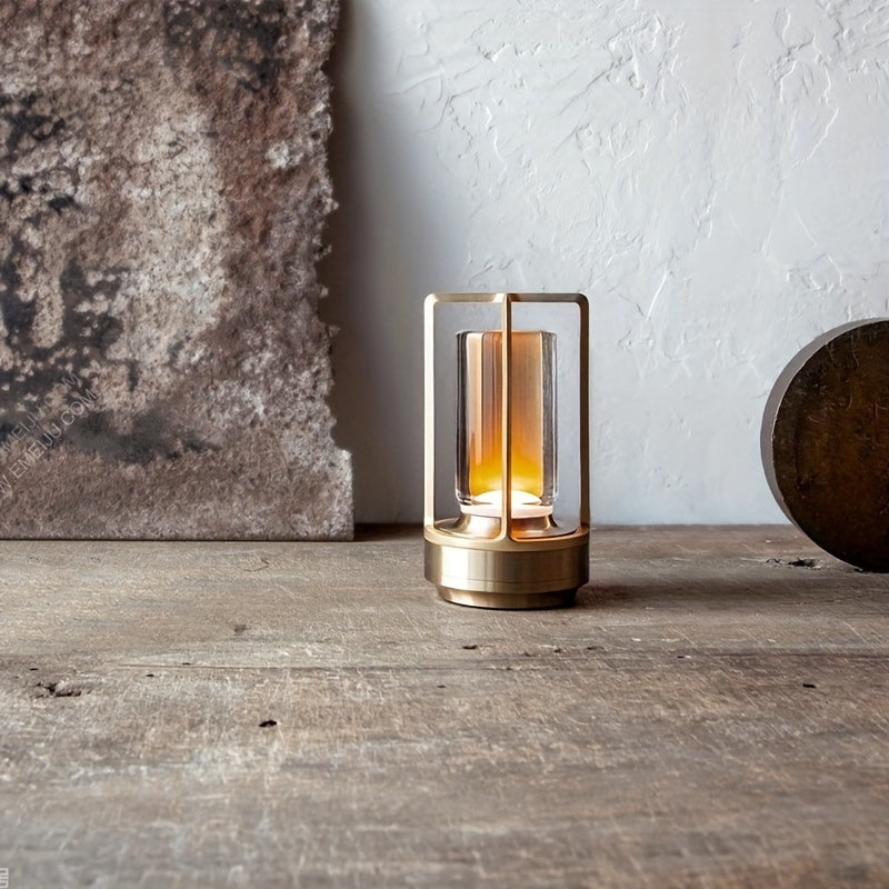 Touch-Controlled LED Table Lamp in Japanese Design - Zen Inspired