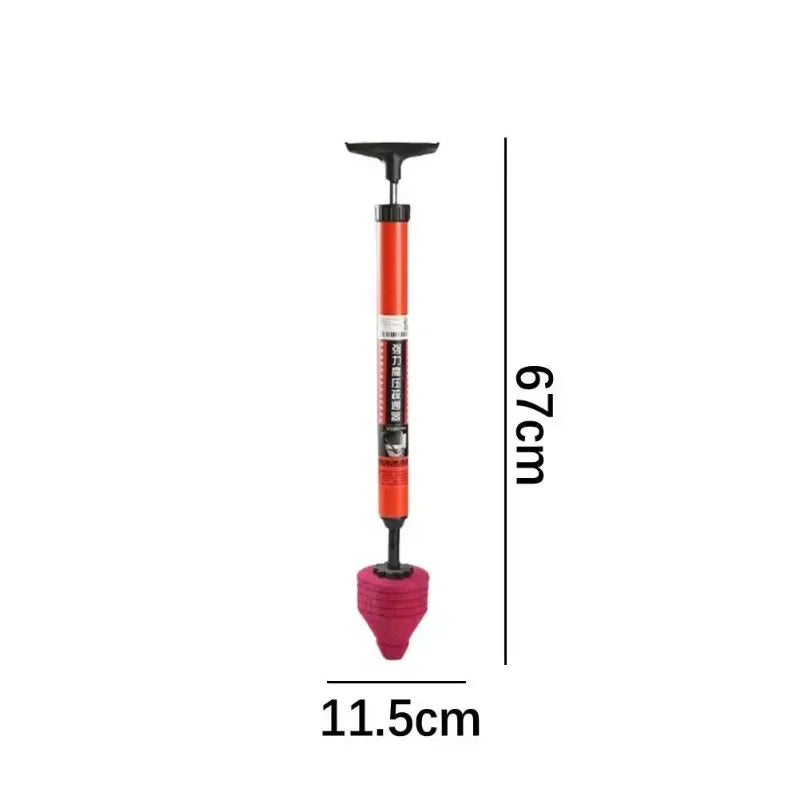 TurboForce Toilet Unclogger with High-Pressure Action