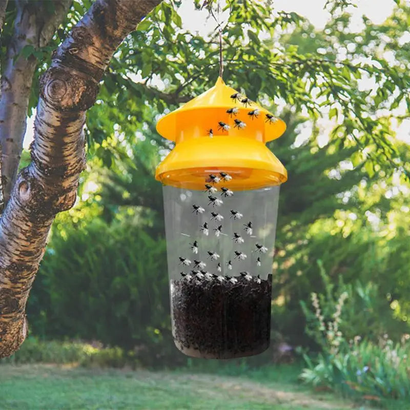 Eco-Friendly Hanging Fly Catcher for Outdoor Spaces