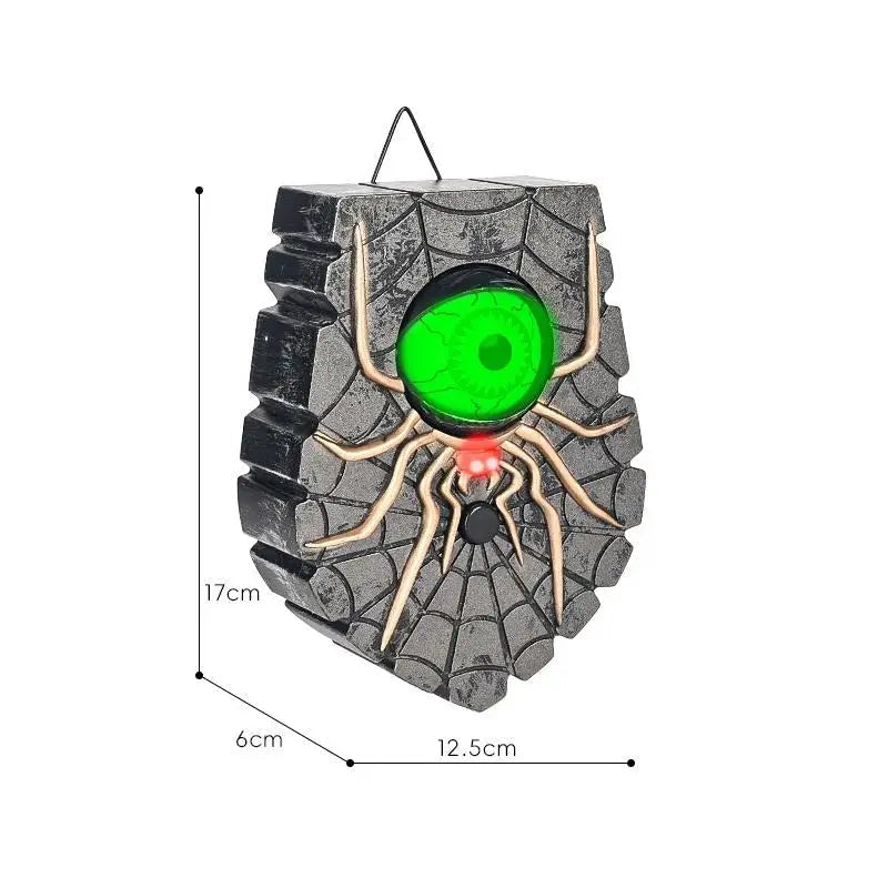 Sinister Spider Eye Doorbell – Halloween Outdoor Decor