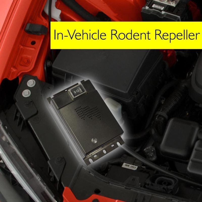 Eco-Friendly Ultrasonic Animal Deterrent for Vehicles