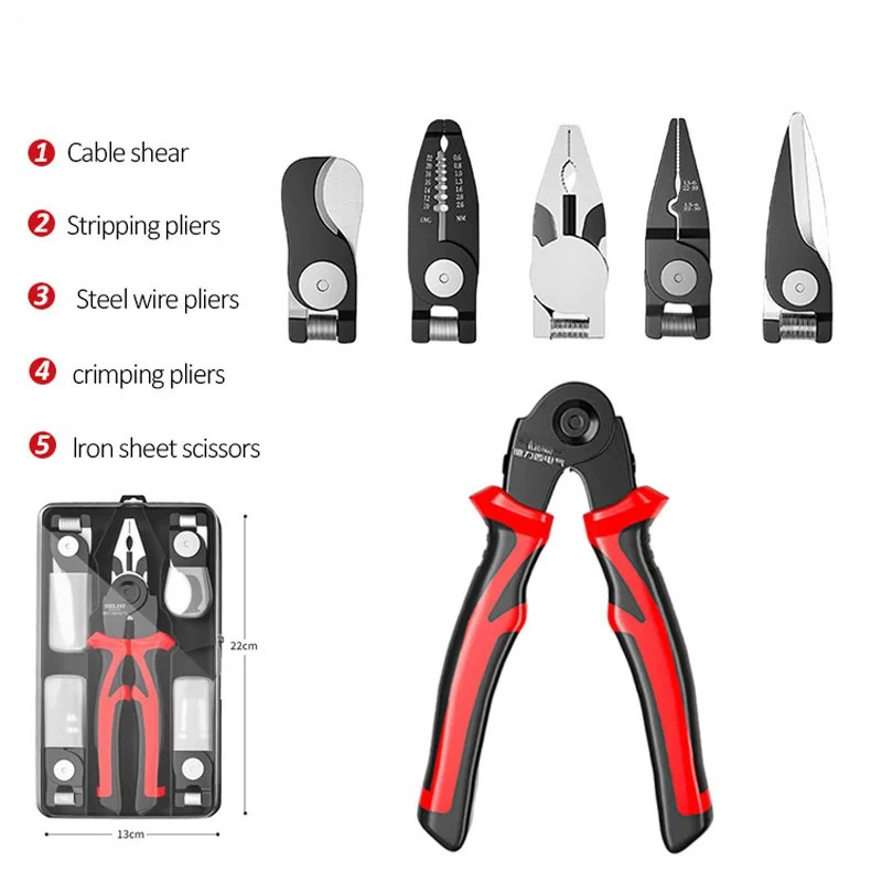 Versatile 5-in-1 Electric Tool Set for Every Project