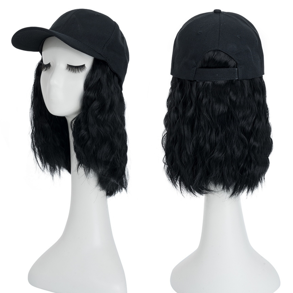 Stylish Flame-Resistant Wavy Hair Cap for Effortless Looks