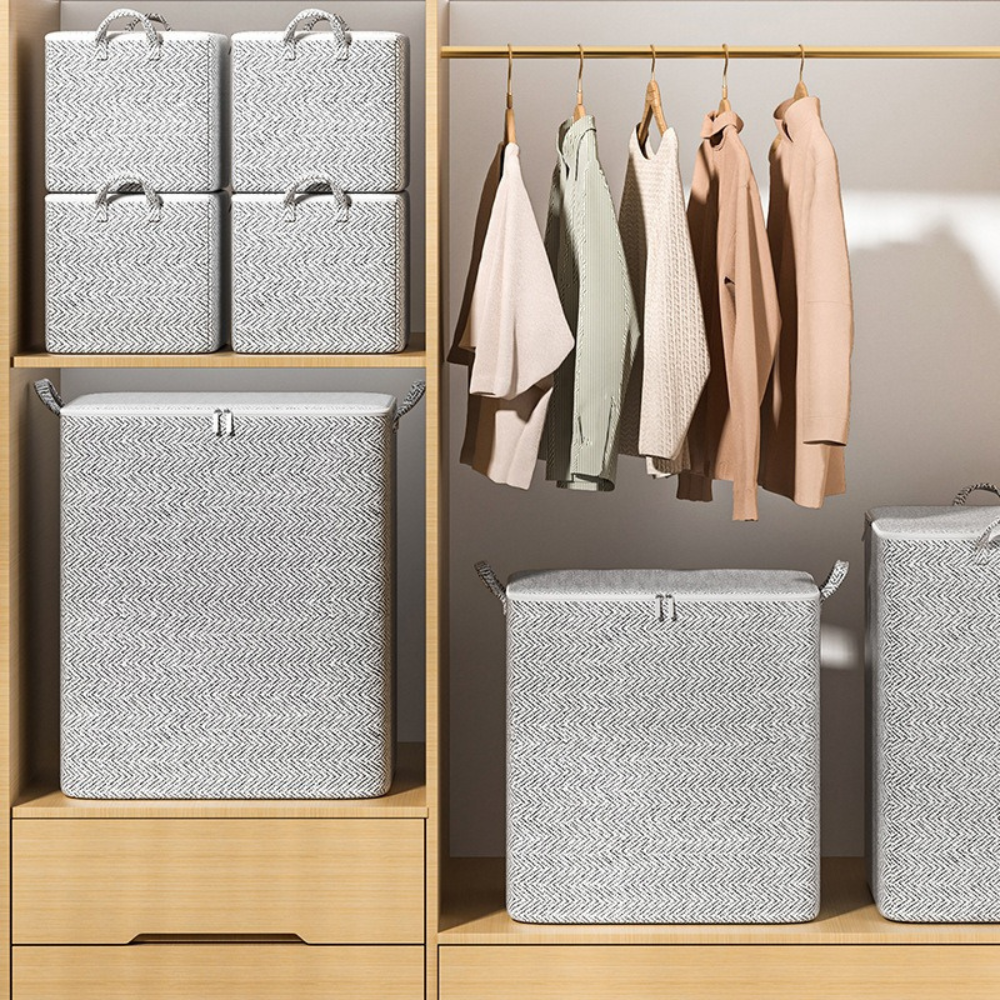 Spacious Clothing Organizer with Easy-Grip Handles