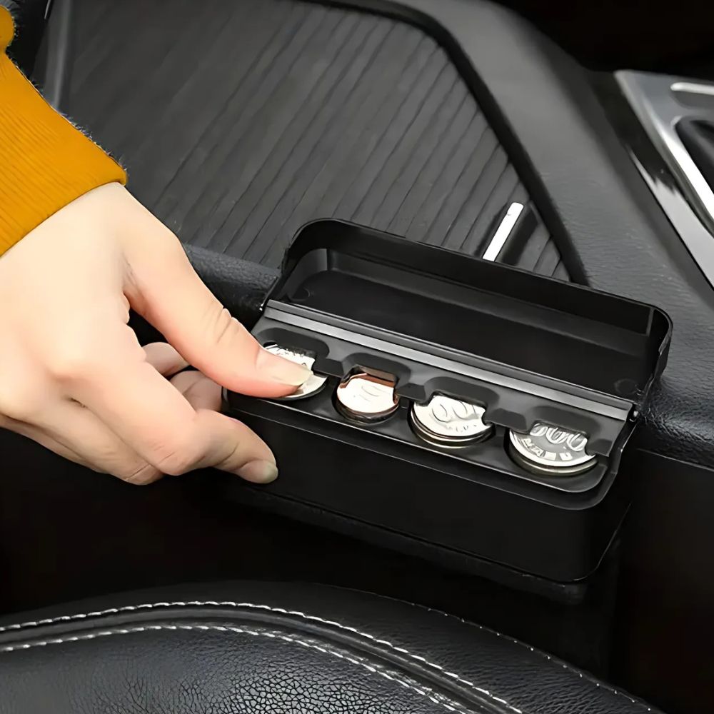Smart Coin Organizer for Your Car – Quick Access Storage