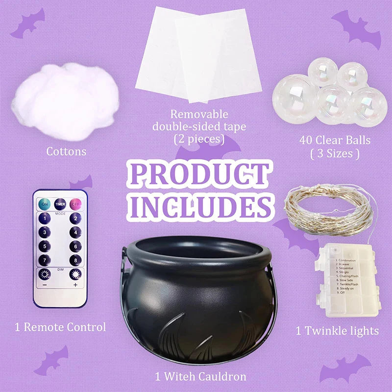 Enchanting DIY Bubbling Cauldron for Halloween Decor