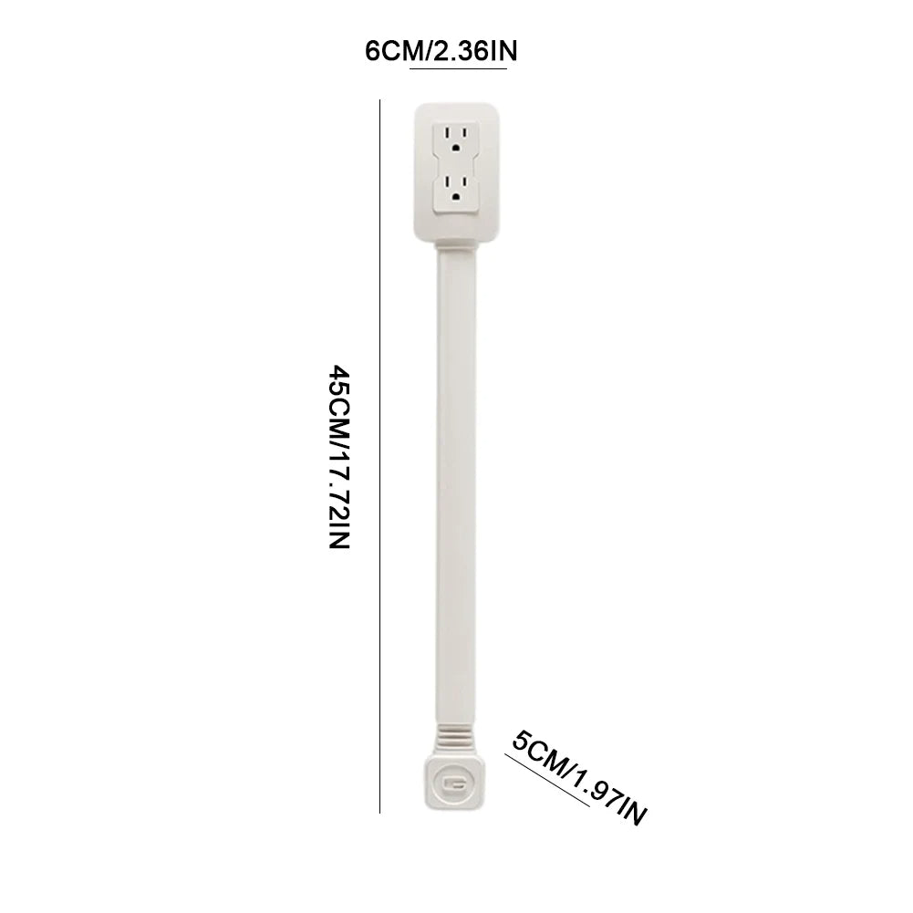 Versatile Power Hub with USB Ports and Adjustable Design