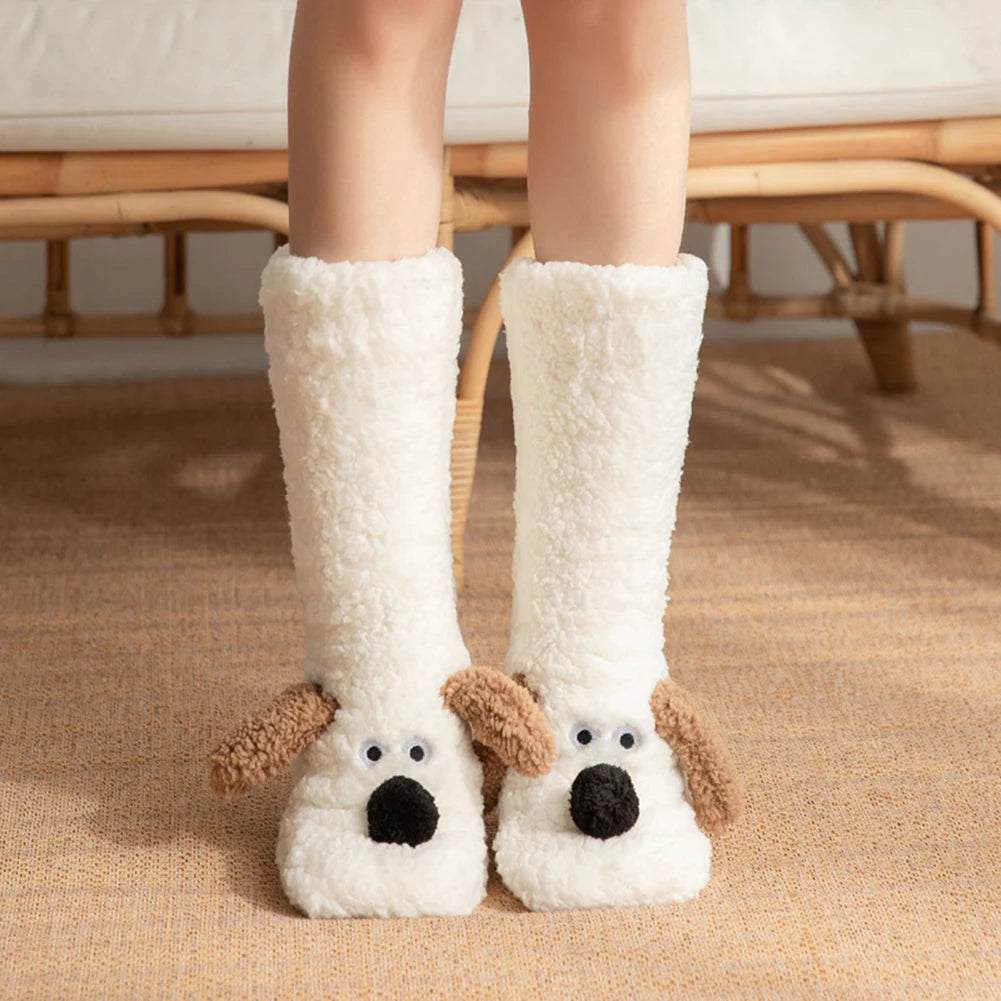 Adorable Canine-Themed Cozy Winter Leg Warmers