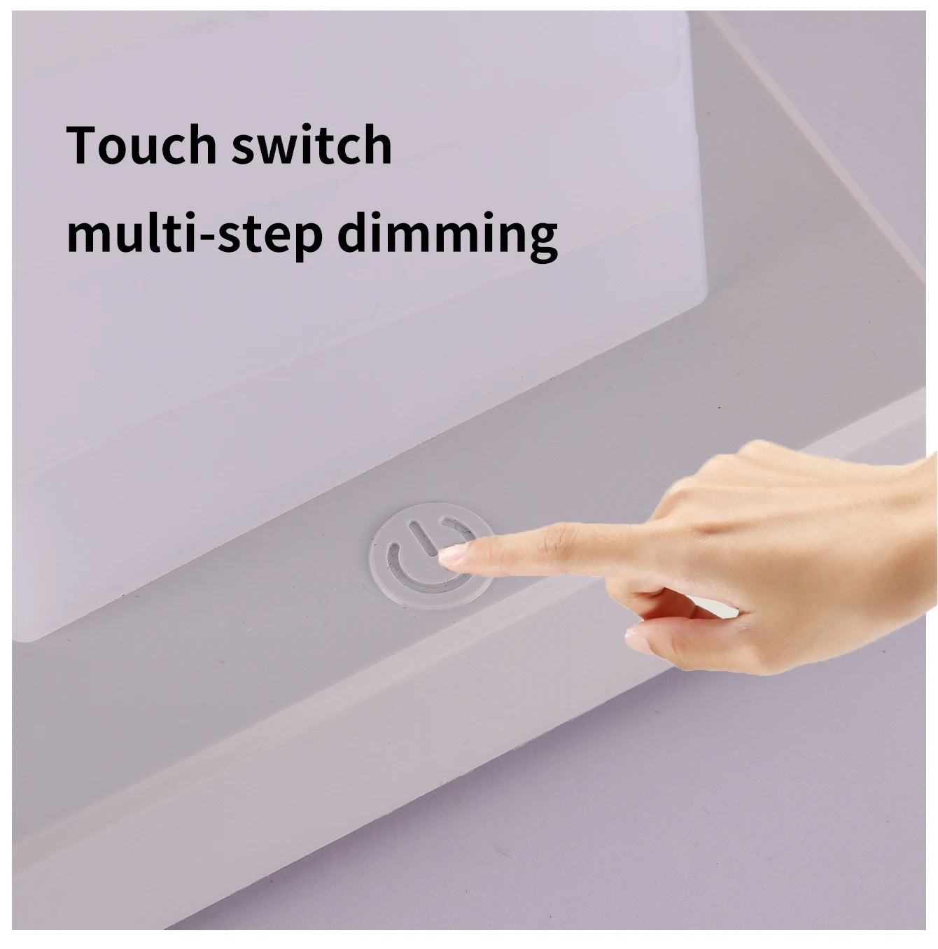 Colorful Touch-Control LED Night Light for Every Mood