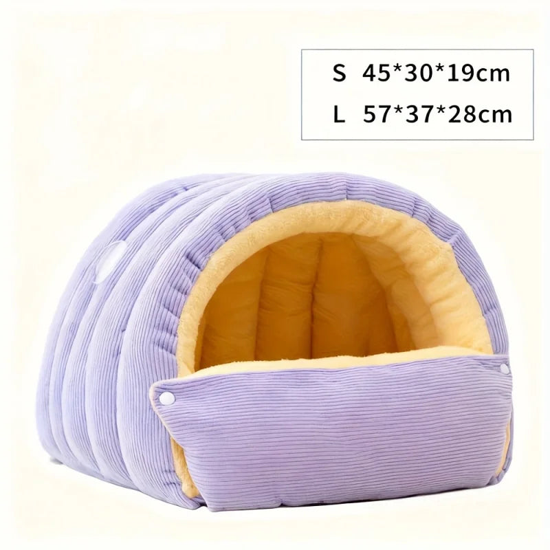 Snug Haven Plush Cat Nest Bed for Ultimate Comfort