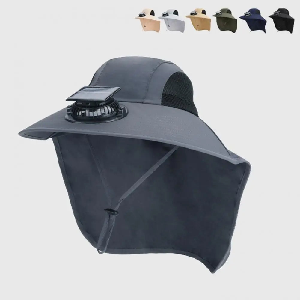 Sun Breeze Hat with Integrated Fans for Ultimate Comfort