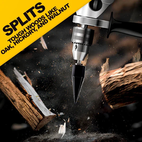 PowerSplit Drill Bit for Effortless Log Splitting