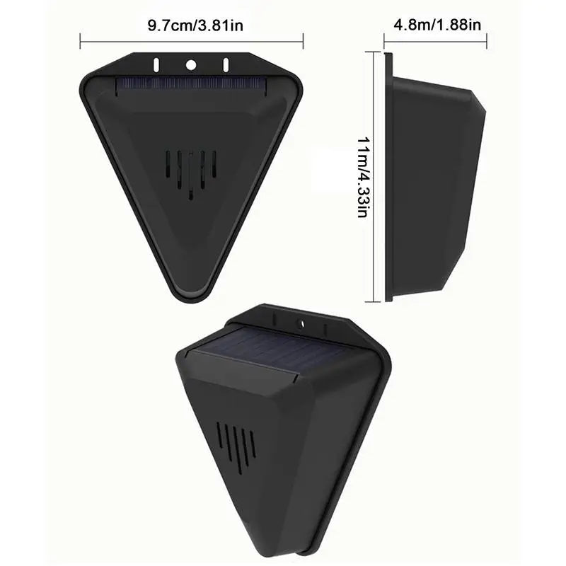Eco-Friendly Solar Bird Deterrent for Outdoor Spaces