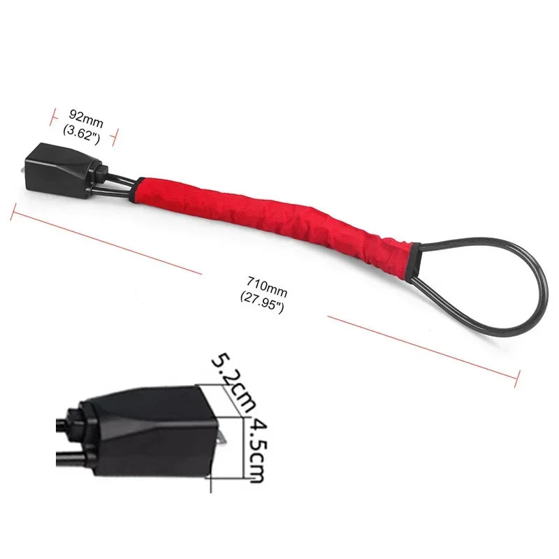 All-in-One Vehicle Security Lock with Belt Protection