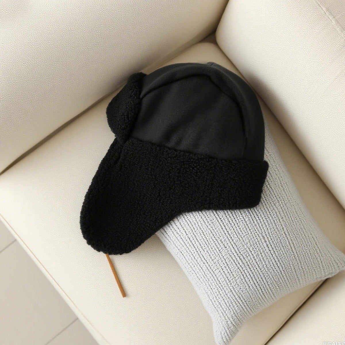 Cozy Fleece Winter Bomber Hat with Ear Flaps