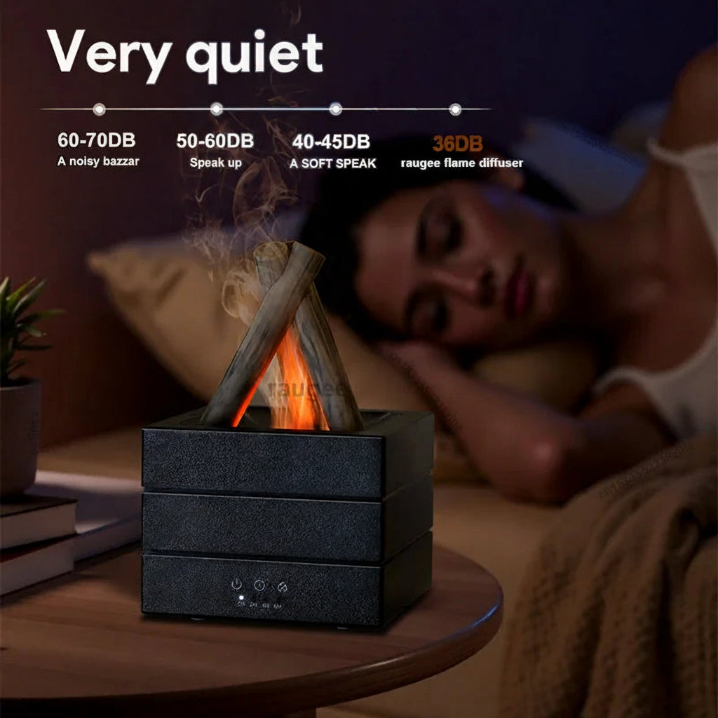 Lumos Aroma Mist Diffuser – 9.85 oz Fragrance & Humidifier with Remote Control, Timer, LED Light & Auto Shut-Off