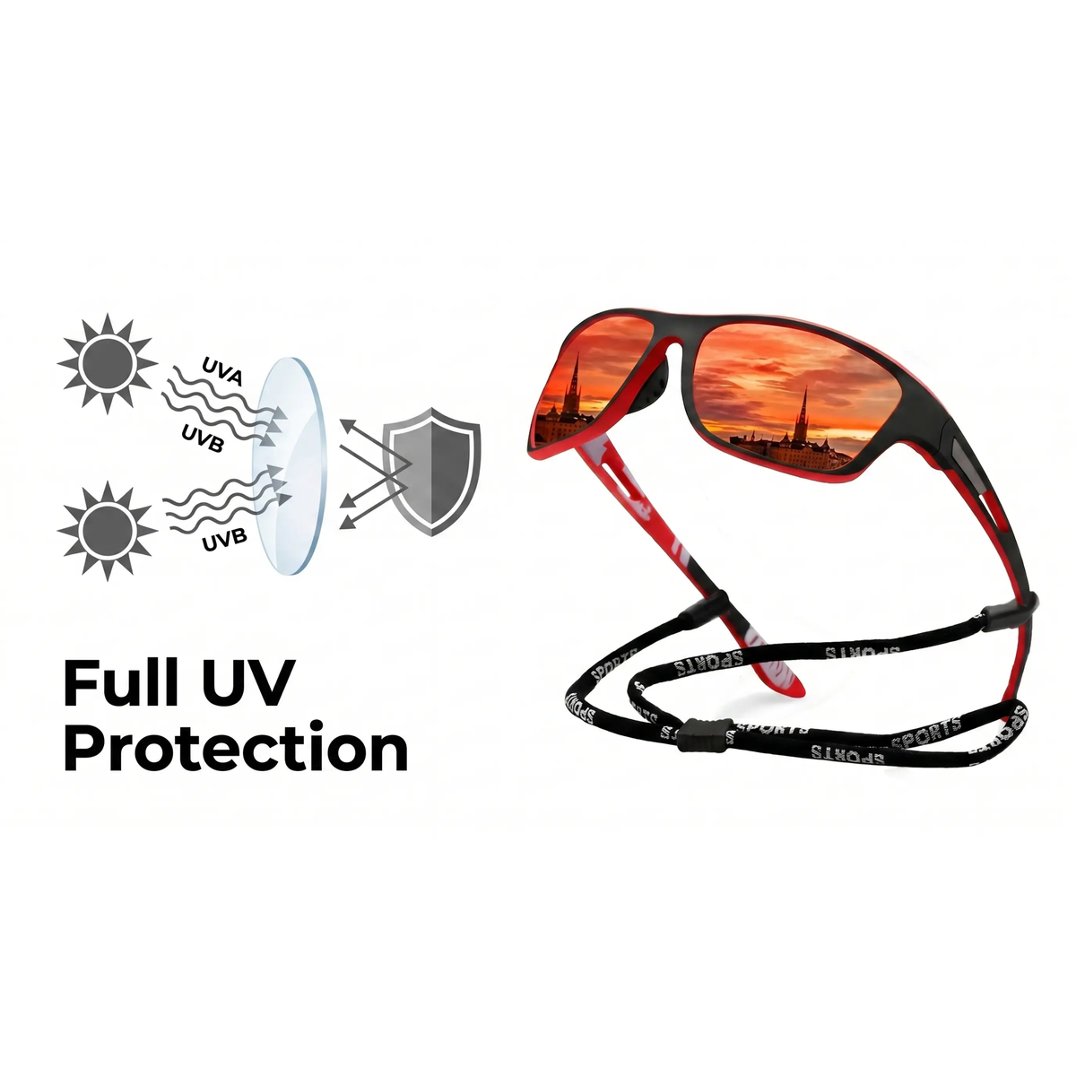 Performance-Driven Outdoor Sunglasses – UV Protection & Scratch-Resistant