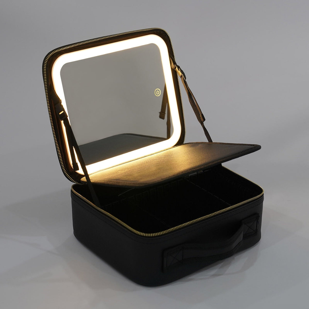 Illuminate Your Beauty: Smart Makeup Organizer with Mirror