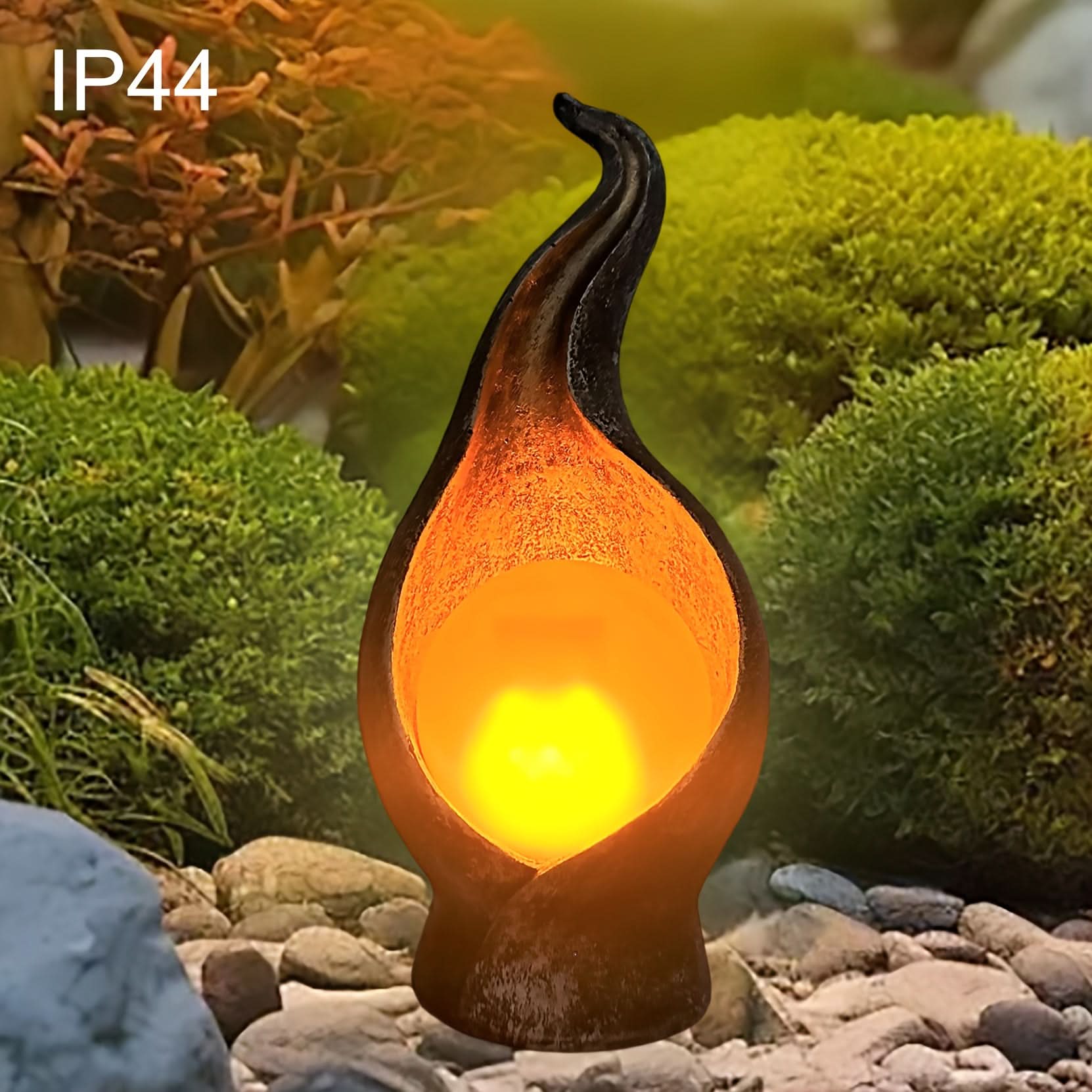 RadiantGlow – Solar-Powered Flame Garden Light